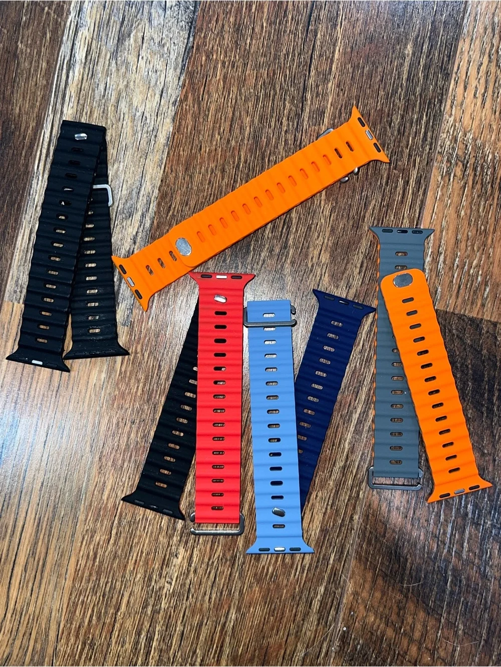 Silicone Replacement Watch Bands - Multi-Color Pack
